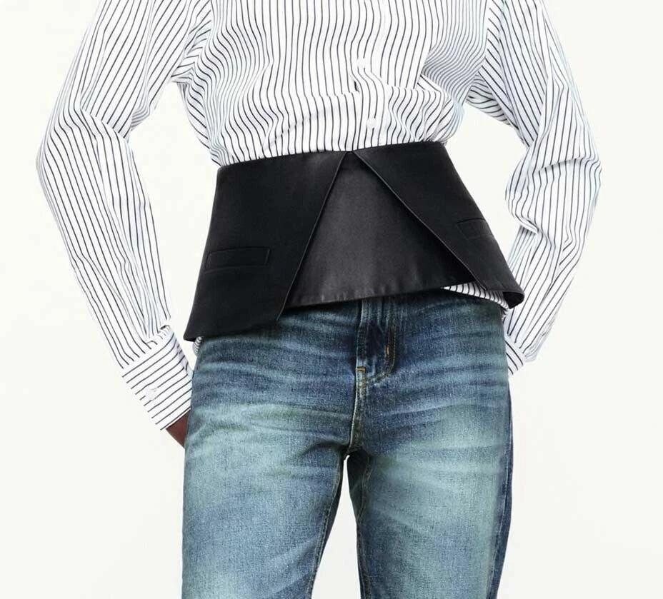 Corset top belt zara