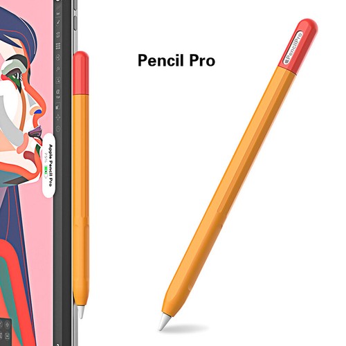 Pencil Case Apple Pencil Pro Color Matching Soft Silicone Ultra Thin Protective - Afbeelding 23 van 36