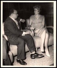 Impresionante retrato vintage de Ana Bertha Lepe 1959 de Vedette mexicana foto original 267