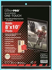 ULTRA PRO 8x10 BLACK BORDER ONE TOUCH MAGNETIC PHOTO FRAME Wall Display Case