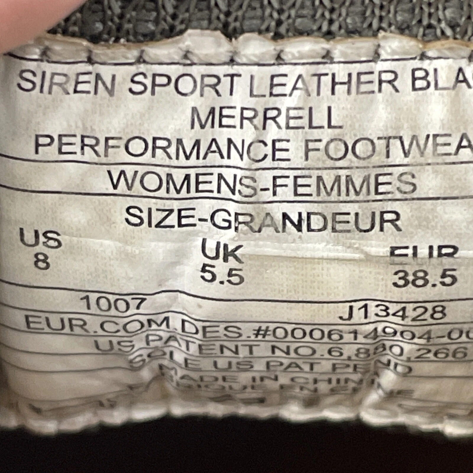 merrell siren sport 2 outdoors hiking trekking leather shoes