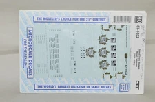 HO scale Microscale decals 87-1032 Grand Trunk Western Ry  wood caboose