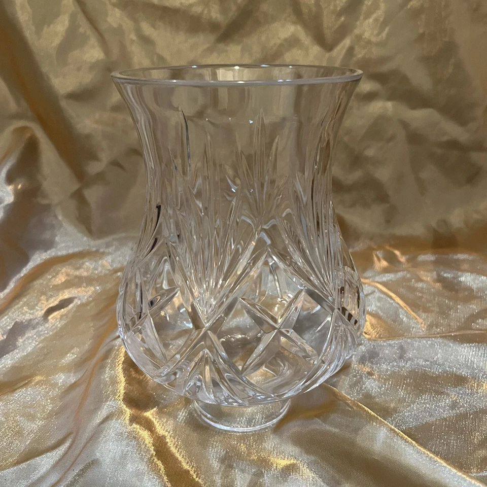 "Aplique de repuesto vintage de lámpara de huracán de cristal de 9""" Foto 2 de 4