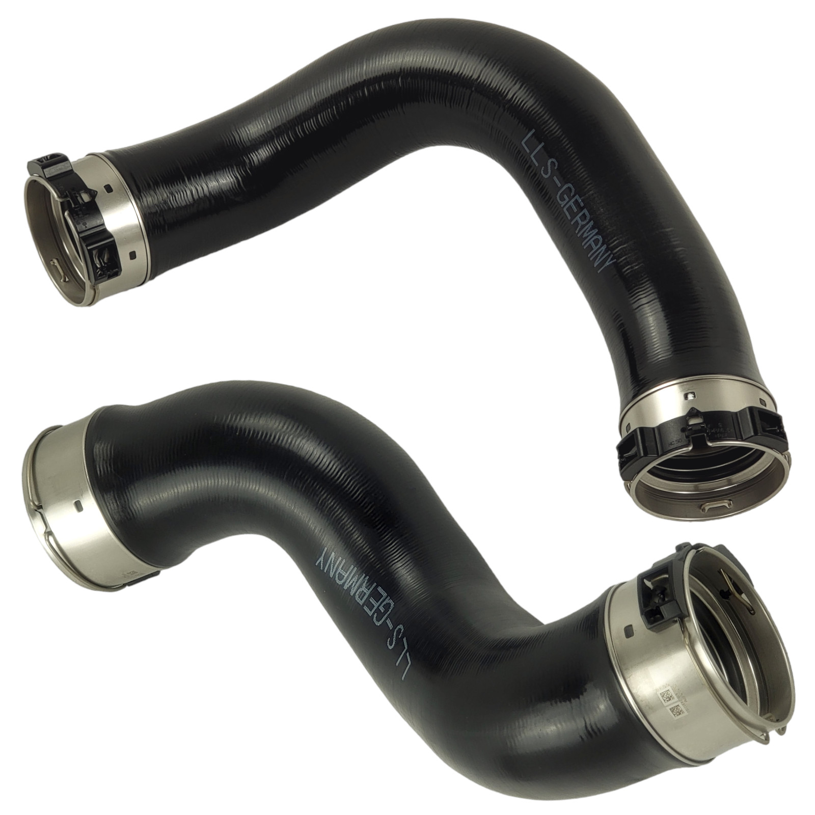 2x Charge Air Hose Turbo Pressure Hose For MERCEDES Vito 114 CDI 116 CDI 119 CDI
