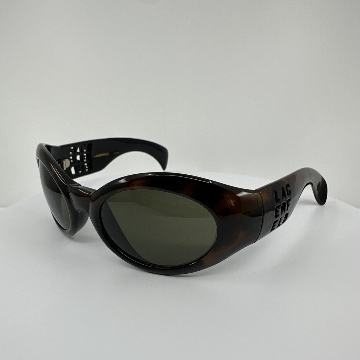 New Vintage Karl Lagerfeld Sunglasses M 4114 C. 04 Marble  display picture 3