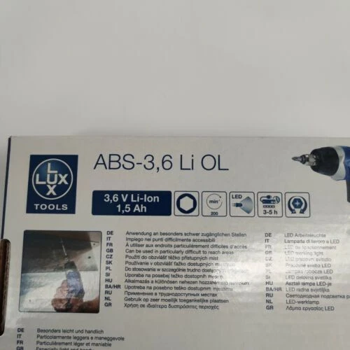 Akkuschrauber ABS-3,6 Li OL Netzteil Spezial Edition, OVP, NEU - Bild 3 von 3