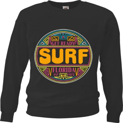 Sweatshirt Get Ready Florida Santa Monica Welcome to the Surf School Sommer