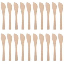 20Pcs Butter Spreaders Wooden Cheese Spreader Dumpling Making Tools Cheese Je...