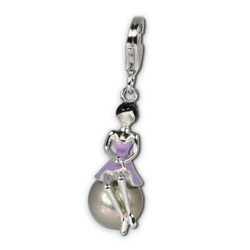 SilberDream Exclusive Charms - Charm Vache Amour En Argent Pour Charms