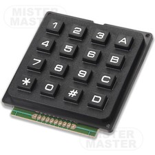 TASTIERA MATRICE 4 x 4 A 16 TASTI MODULO KEYPAD 16 BIT Arduino Raspberry Pi