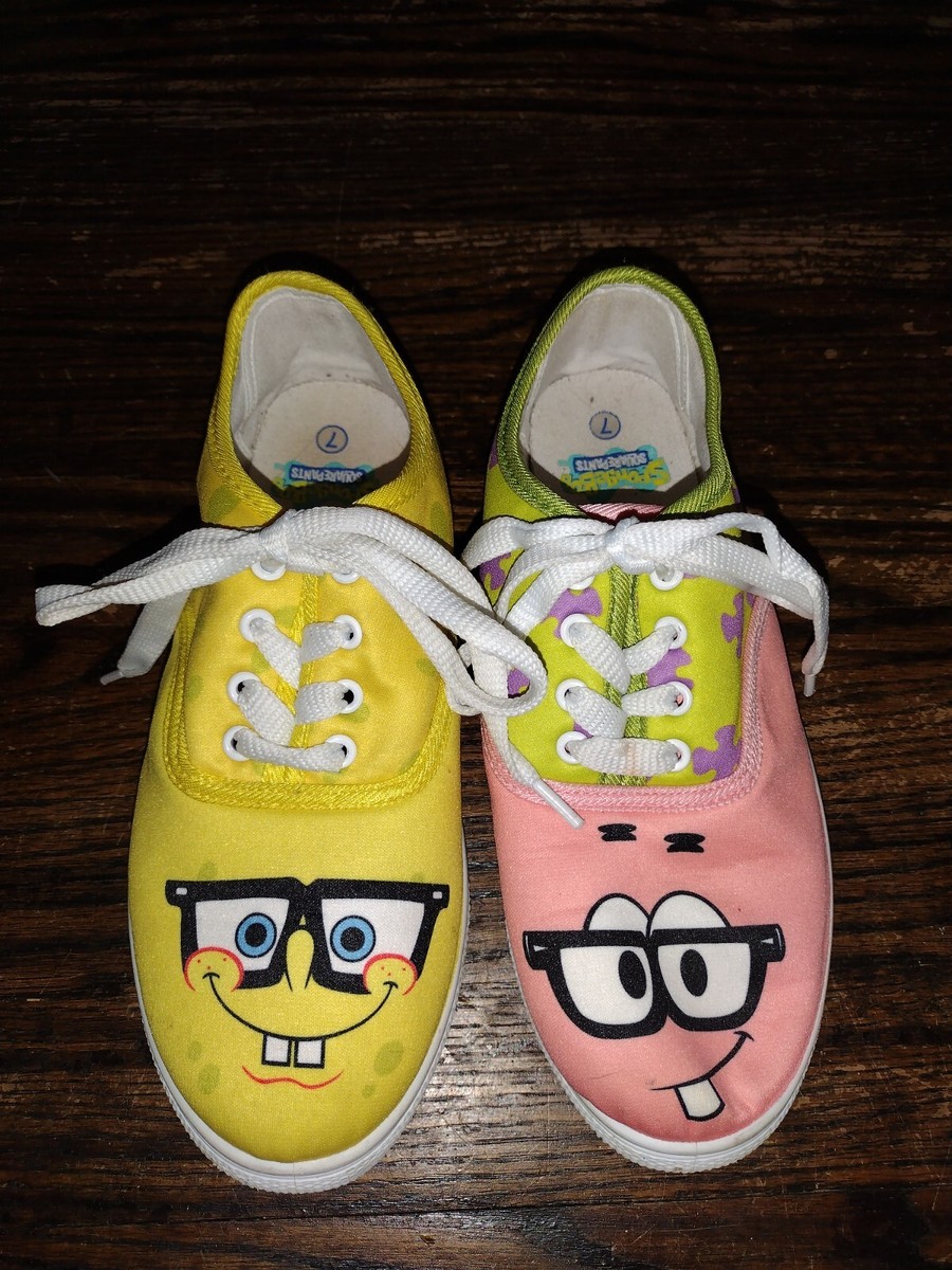 spongebob shoes cartoon