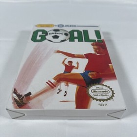 GOAL! NES Nintendo Complete CIB Very Good Condition! With Inserts With Protector