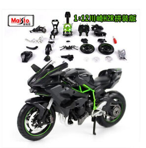 Alfabetisk orden Puno Række ud Maisto 1:12 Kawasaki Ninja H2R Assembly line Kit Motorcycle Model Bike New  | eBay