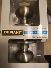 DEFIANT SATIN NICKEL FINISH BED AND BATH