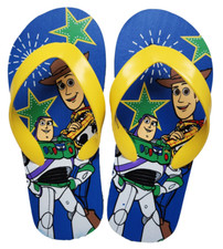 TOY STORY BUZZ WOODY Flip Flops Beach Sandals Size 9-10, 11-12, 13-1 2-3 NWT