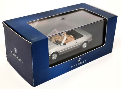 Ixo 1/43 - Maserati Biturbo Spyder 1985 Silver Diecast Scale Model