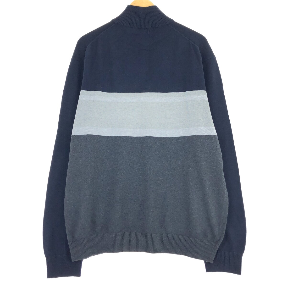 00s~ NAUTICA Lined Cotton Knit Half Zip Sweater Men's XL 00s~ NAUTICA Lined Cotton Knit Half Zip Sweater Men's XL