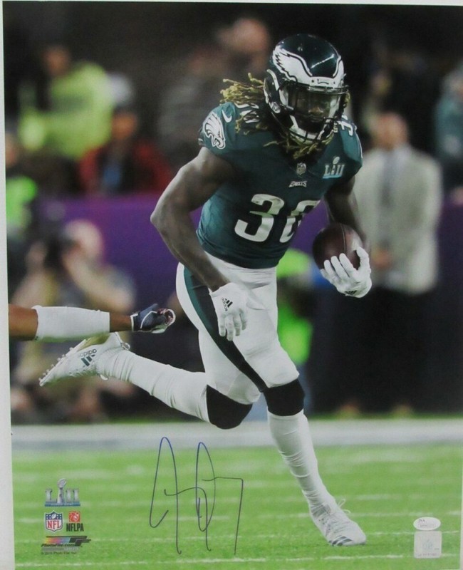 Jay Ajayi signed autographed Philadelphia Eagles Super Bowl 16x20 photo JSA coa