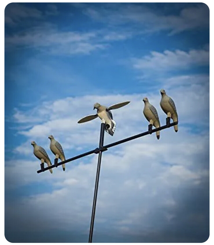 4pack Dove Decoy New MOJO Outdoors Clip on Dove Hunting Decoys! New