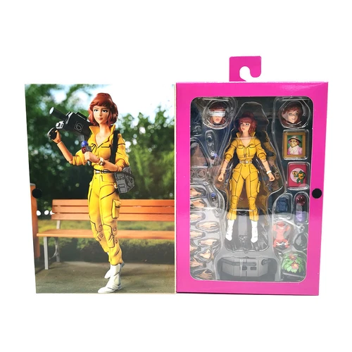 NECA April O'Neil Ultimate Teenage Mutant Ninja Turtles 18 cm große Action-Figur - Picture 7 of 17