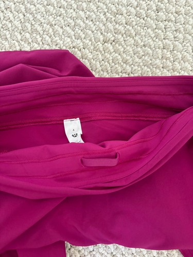 Lululemon 2 in 1 HR Tennis Skirt Tight 25” Size 4 Magenta MGPR New - 第 5/6 張圖片