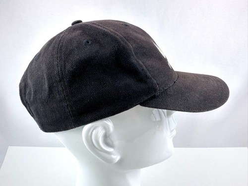Vintage Nike Basketball schwarz Swoosh Logo Snapback Mütze 100 % Baumwolle Taiwan GC - Bild 2 von 8