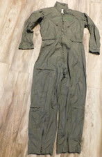 USAF NOMEX GREEN FLYER'S FLIGHT SUIT CWU 27/P SZ 44R