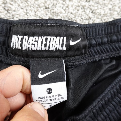 VTG Nike Pants Mens XL Black Baggy Basketball Jogger Drawstring Sweatpants Y2K - Picture 18 of 24