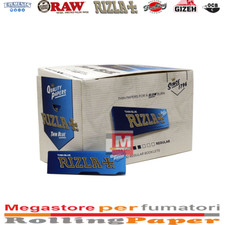 Cartine Rizla Blu Corte Regular – Box da 100 Libretti per Sigarette