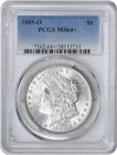 1885-O Morgan Silver Dollar MS64+ PCGS