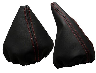 Red Thread Shift Boot and Handbrake Boot for BMW 3 Series (1990-2007) E36-E46