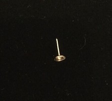 Earrings Backs Ear Nuts Stoppers 2 Gold Plated Curved Back Stud Post 4