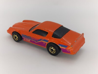 Hot Wheels PARK'N PLATES Camaro Z28 Orange Loose Used Car Only