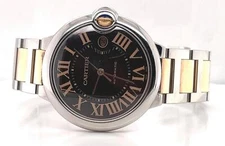 Cartier Ballon Bleu 42mm 18k Rose Gold & S/ Steel 42mm Chocolate Dial | W6920032