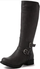 GLOBALWIN Women's Knee High Fashion Boots For Women Size 6.5