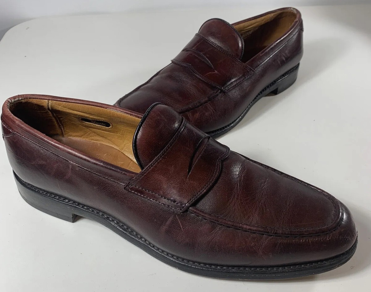 Allen Edmonds Hinsdale Brown Leather Men’s Penny Loafers Size 10-1/2 D Men main image 3