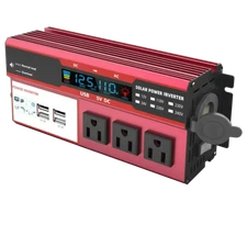 1000W Car Power Inverter DC 12V To AC 110V Pure Sine Wave Solar Converter LCD