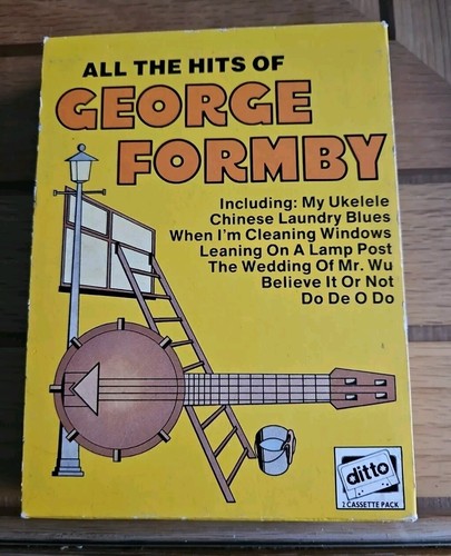 All The Hits Of George Formby Boxset Two Cassette Tapes - Picture 2 of 10