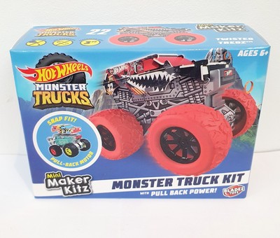 Brand New Hot Wheels Monster Trucks Mini Maker Kitz Twisted Tredz