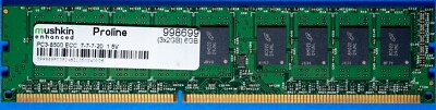 Mushkin Proline 6 Gb PC3 8500 ECC Registered Server RAM 998699 Green PCB