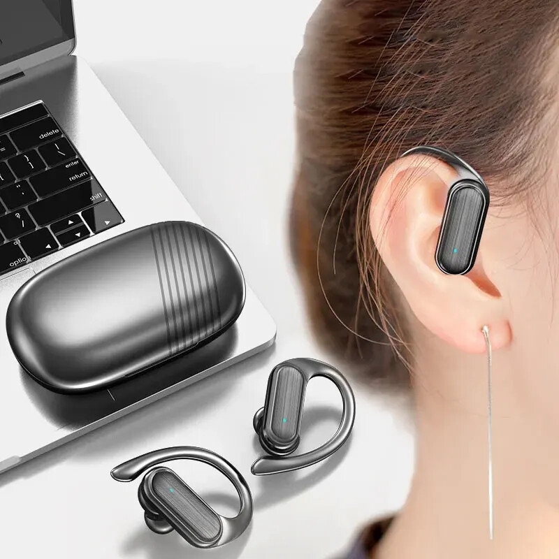New Fashion Design BE1032 TWS Ear Hook Wireless Earphone BT 5.3 IPX7 Sport Running Waterproof Earhook Stereo Headphones