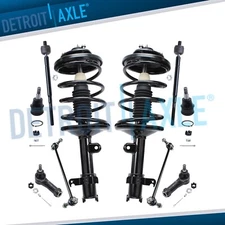 10pc Front Strut Lower Ball Joint Tierod Sway Bar for 1999 - 2001 Honda Odyssey