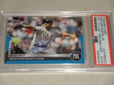 NESTOR CORTES 2022 Topps Now Immaculate Blue 39/49 Autograph Auto PSA/DNA