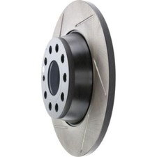 Stoptech 126.33099SR Sport Slotted Disc Brake Rotors For Volkswagen Jetta