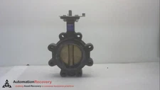 NIBCO LD2000, MANUAL IRON LUGGED 4" BUTTERFLY VALVE #263635