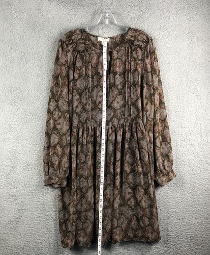 Sandy & Sid Dress Sz XL Snake Skin Pattern Sheer NWT - Picture 6 of 10