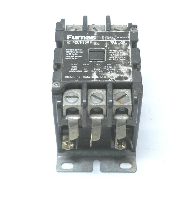 Contattore Furnas 42CF35AF, Bobina 120V, 600V 40A, Usato Ma Funzionante, Per Impianti Industriali