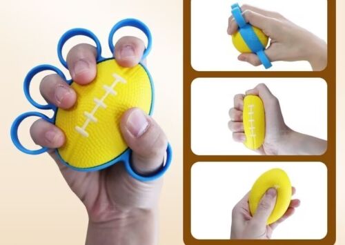 Hand Grip Strengthener Ball - Finger Exerciser for Stress Relief & Therapy