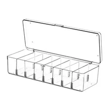 Card Deck Case Storage Dice Sturdy Organizer for 100+ Cards Acrylic Card Box