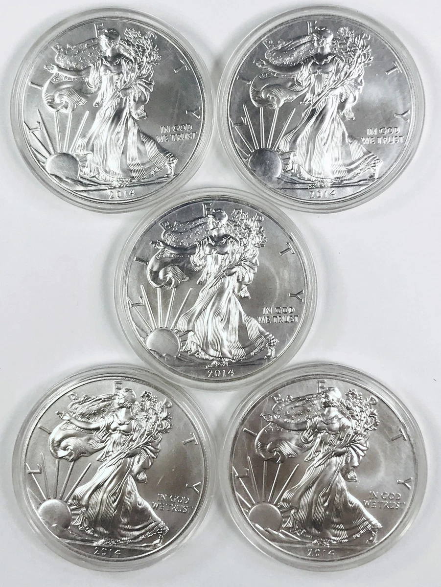 American Eagle Uncertified 2014 Silver Bullion Coins for sale | eBay